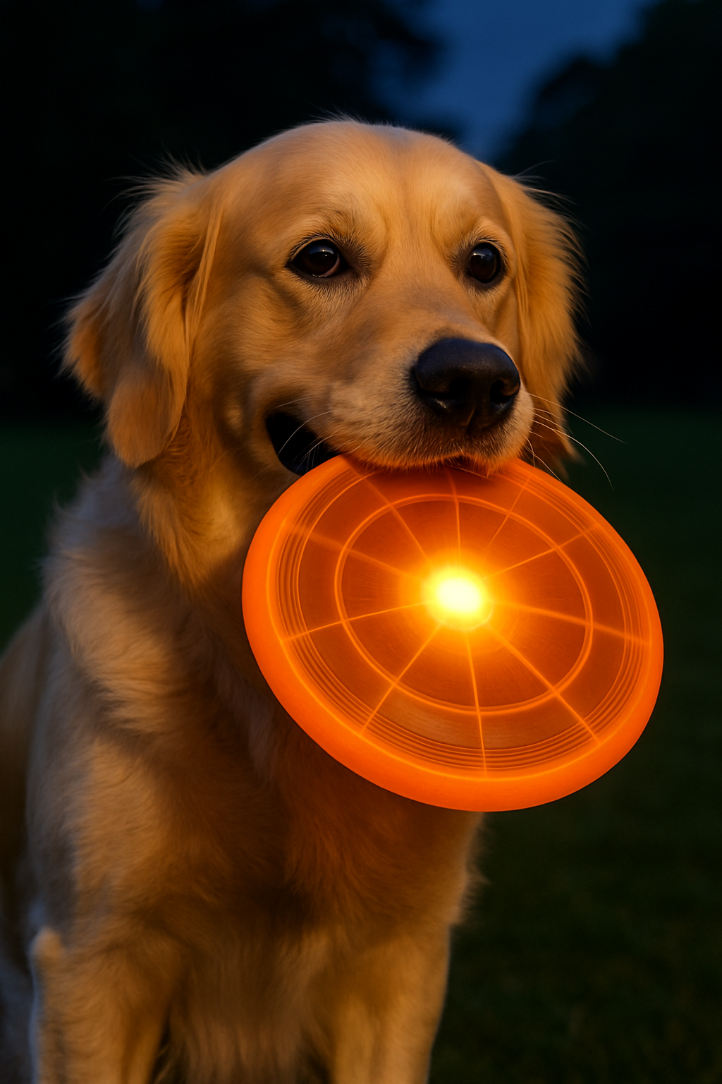 Frisbee Lumineux pour Chien – Jouez sans limites, même la nuit