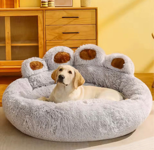 Canapé Moelleux Patte d’Ours – Lit Douillet pour Chien & Chat | HarnaisZen™
