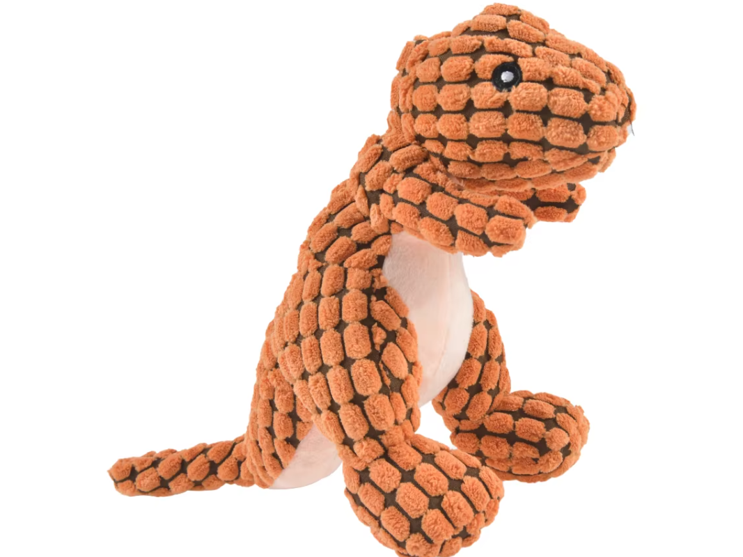 Peluche Dino Crissante – Douce, Robuste et Amusante pour Tous les Chiens